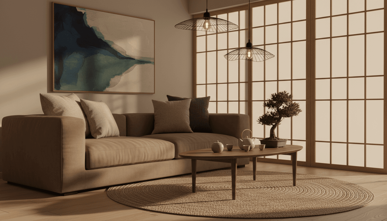 Japandi Living Room design