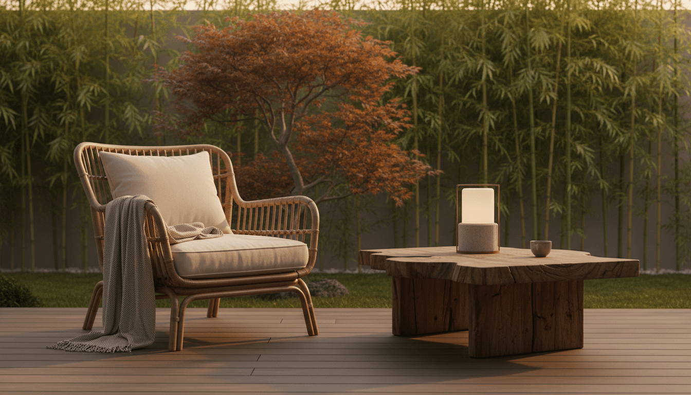 Japandi Outdoor Space design 2