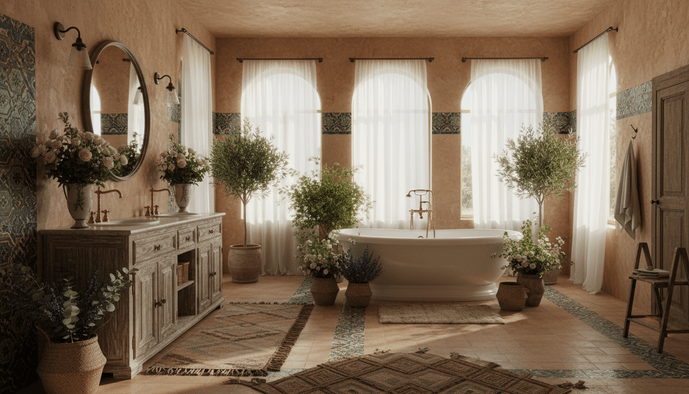 Mediterranean Bathroom design 1