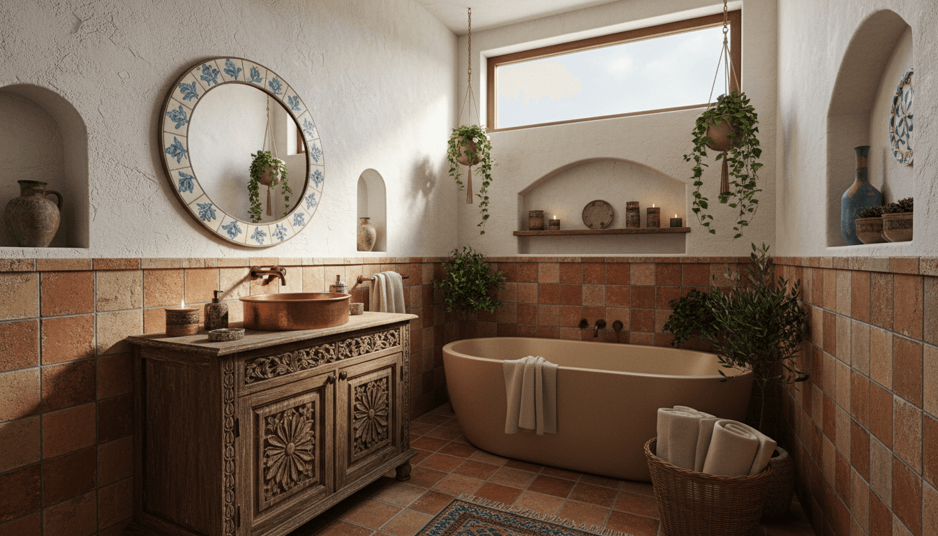 Mediterranean Bathroom design