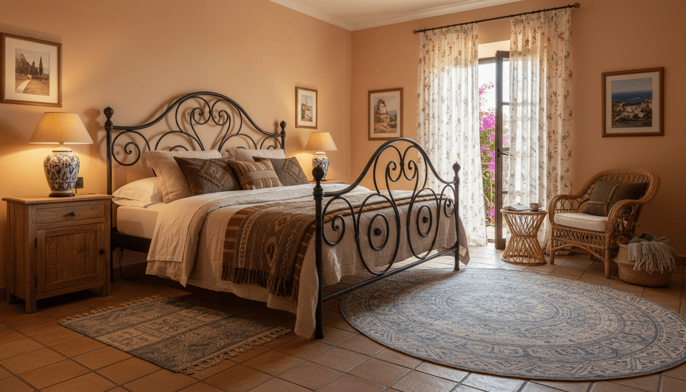 Mediterranean Bedroom design