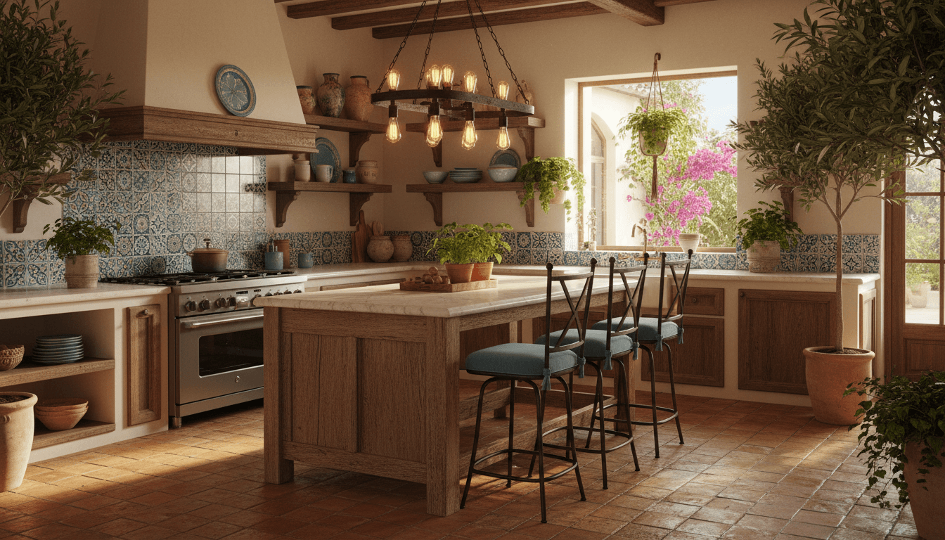 Mediterranean Kitchen design 2