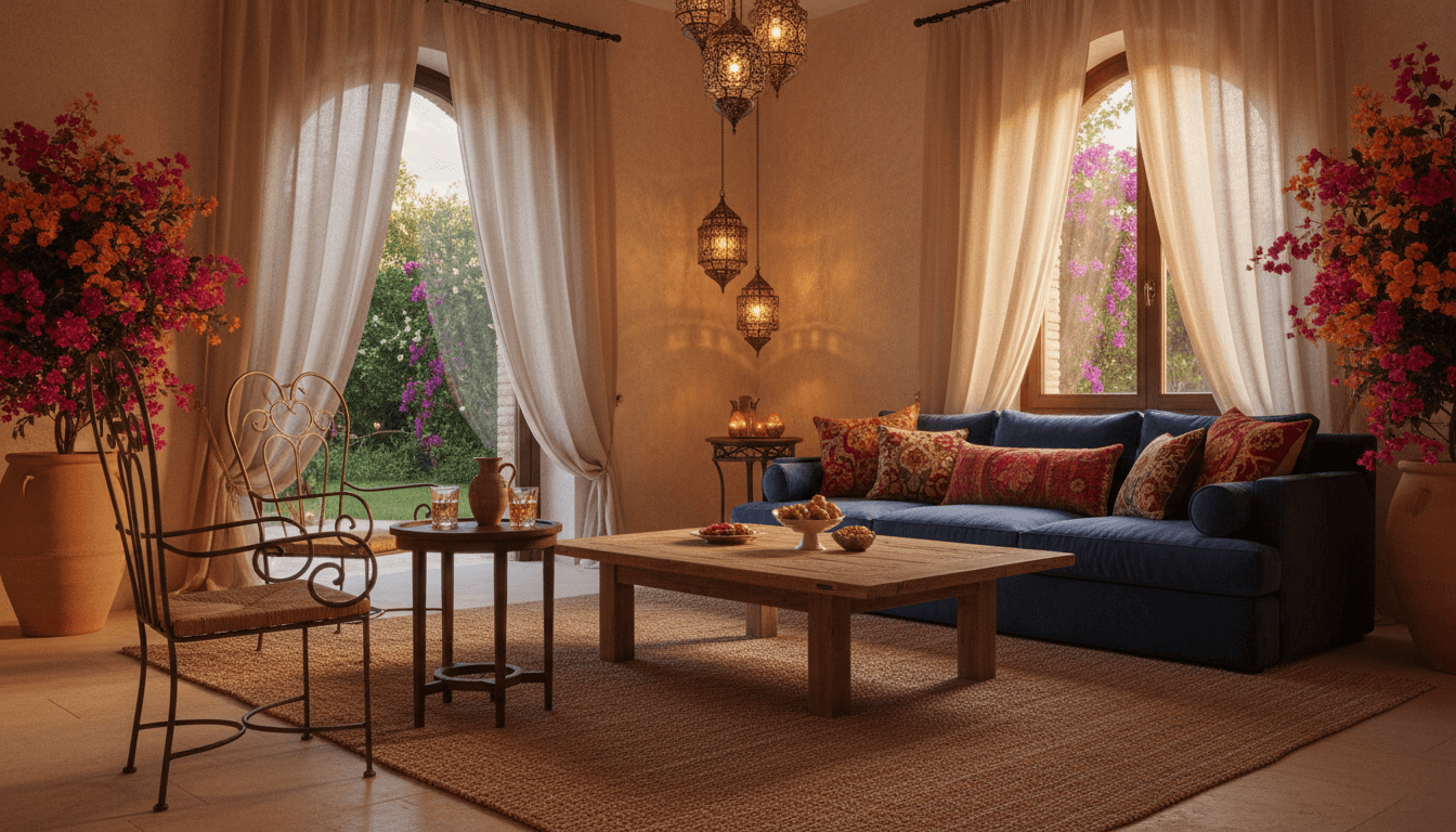 Mediterranean Living Room design
