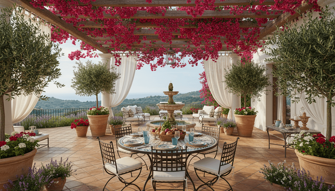 Mediterranean Outdoor Space design 1