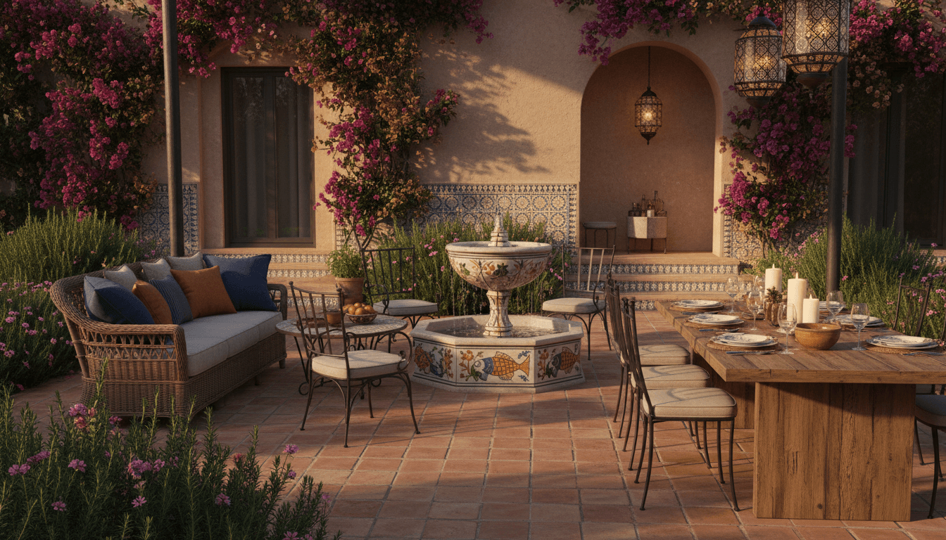 Mediterranean Outdoor Space design 3