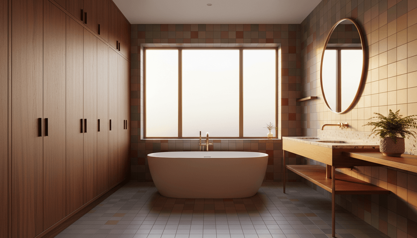 Mid-Century Modern Bathroom design