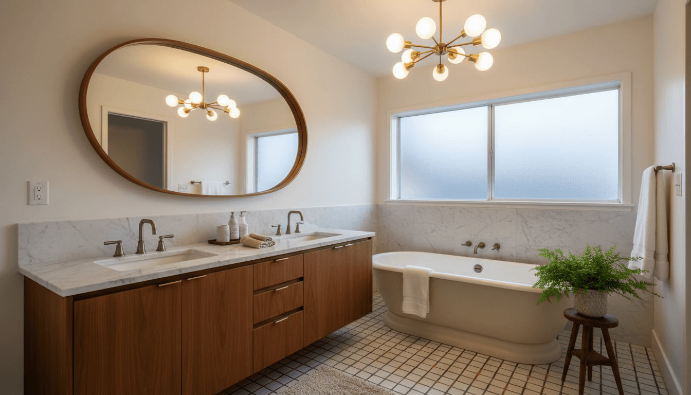 Mid-Century Modern Bathroom design