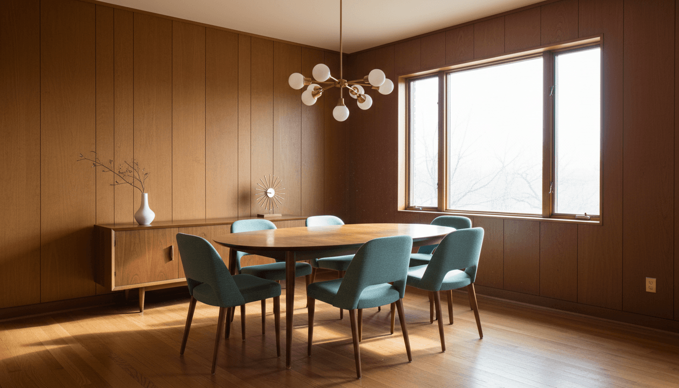 Mid-Century Modern Dining Room design