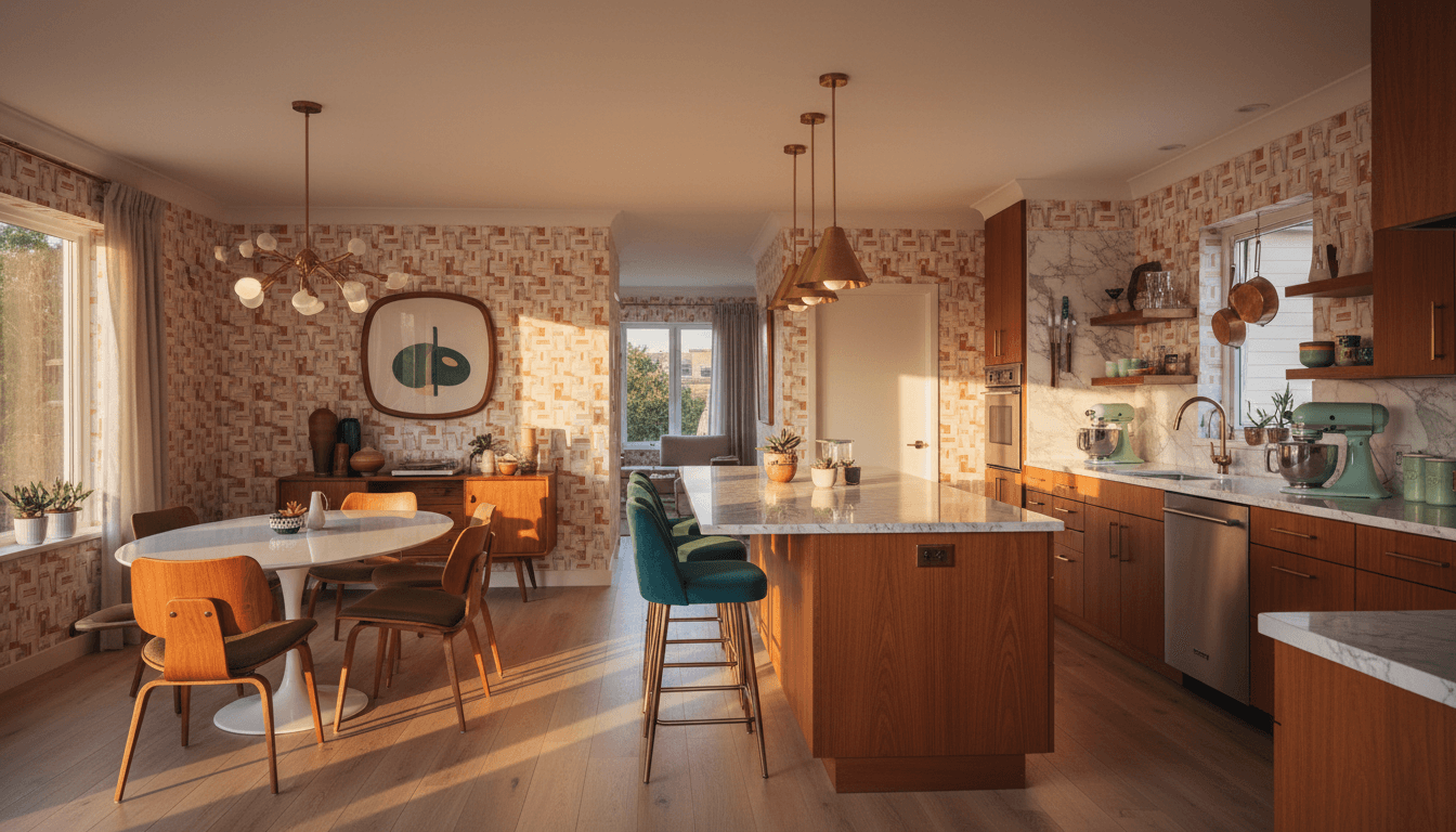 Mid-Century Modern Kitchen design 3