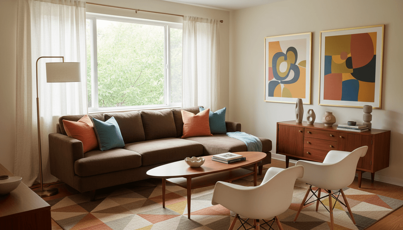 Mid-Century Modern Living Room design