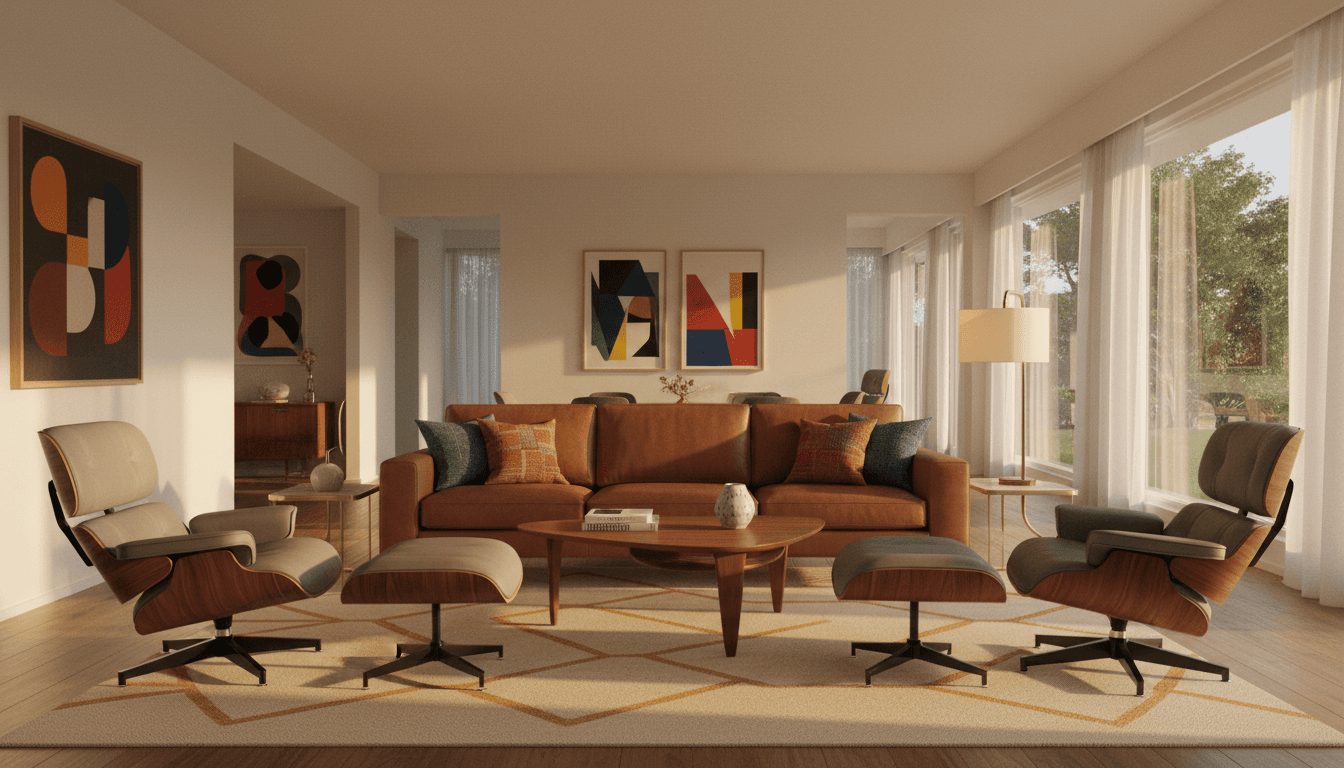 Mid-Century Modern Living Room design