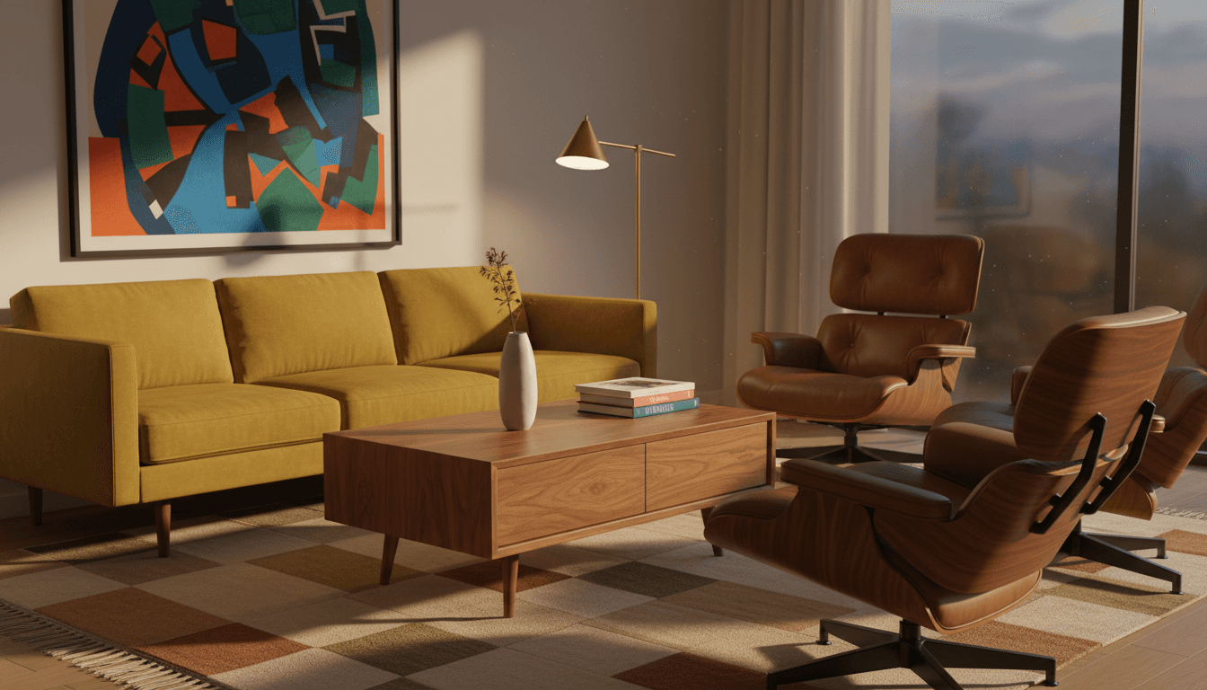 Mid-Century Modern Living Room design
