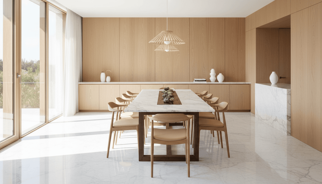 Minimalist Dining Room design 1