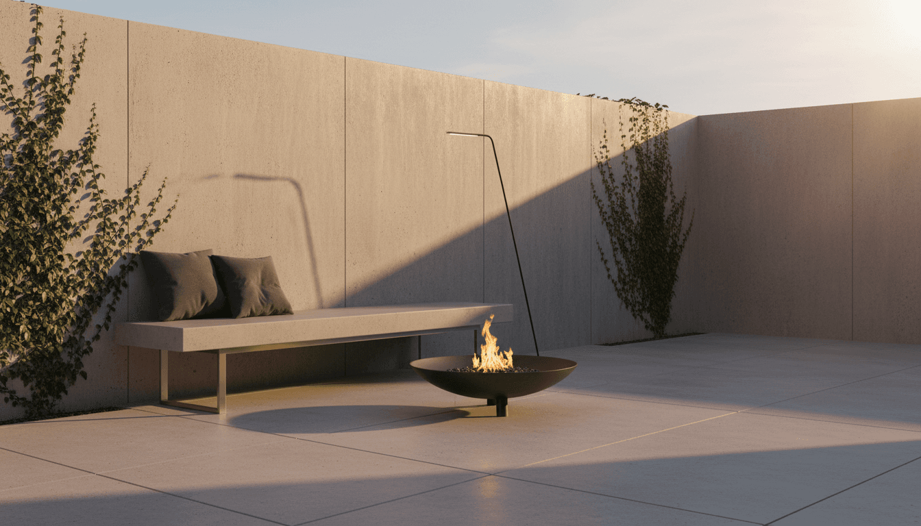 Minimalist Outdoor Space design 2