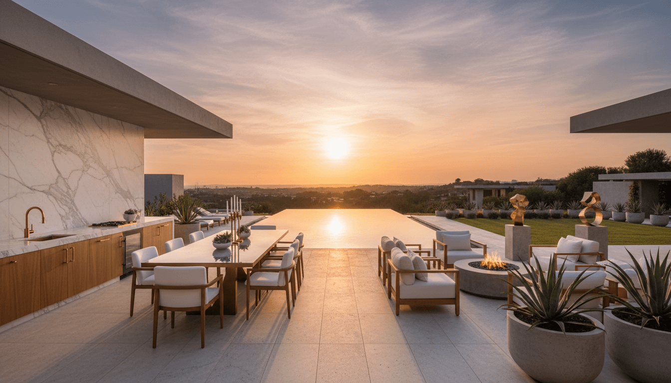 Minimalist Outdoor Space design