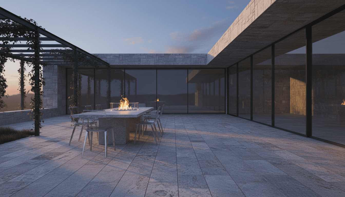 Minimalist Outdoor Space design