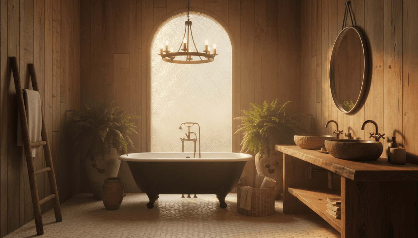 Rustic Bathroom design 2