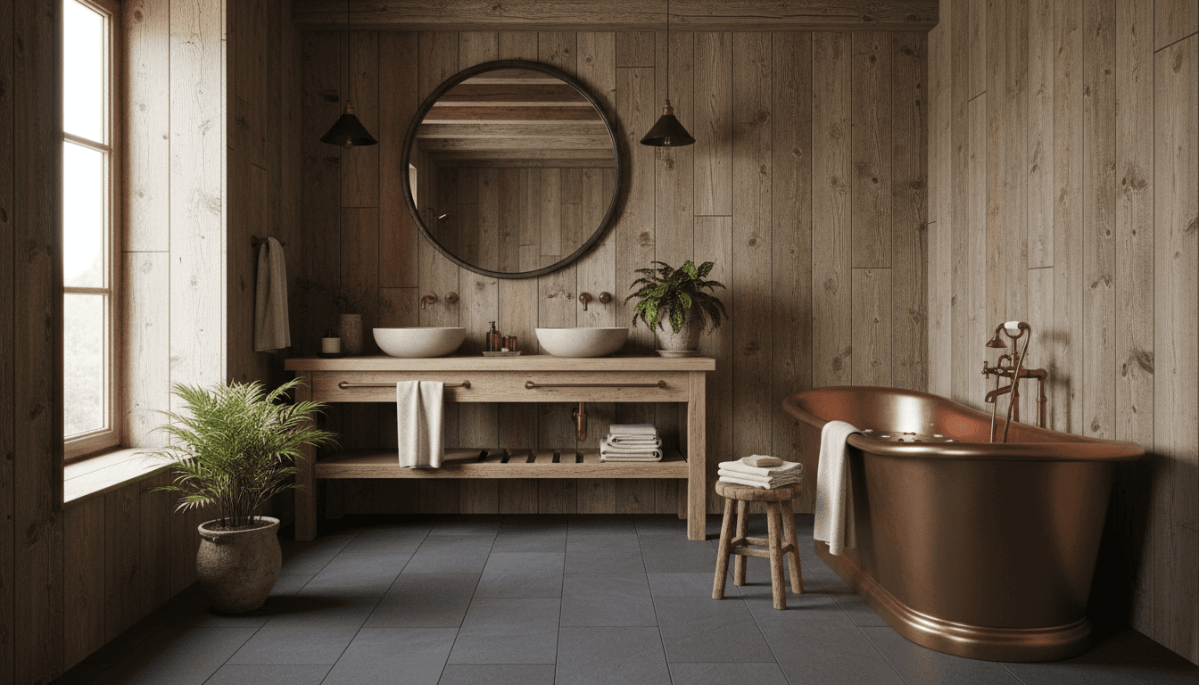 Rustic Bathroom design