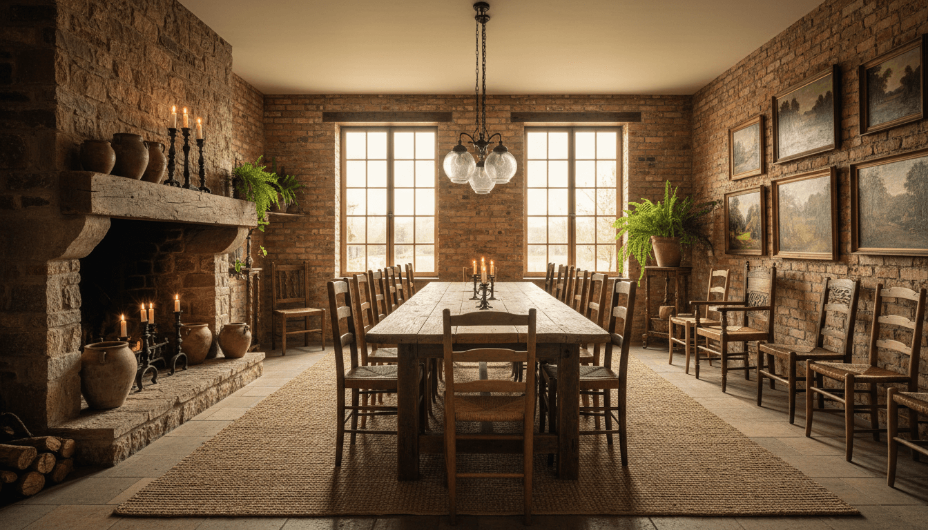 Rustic Dining Room design 2