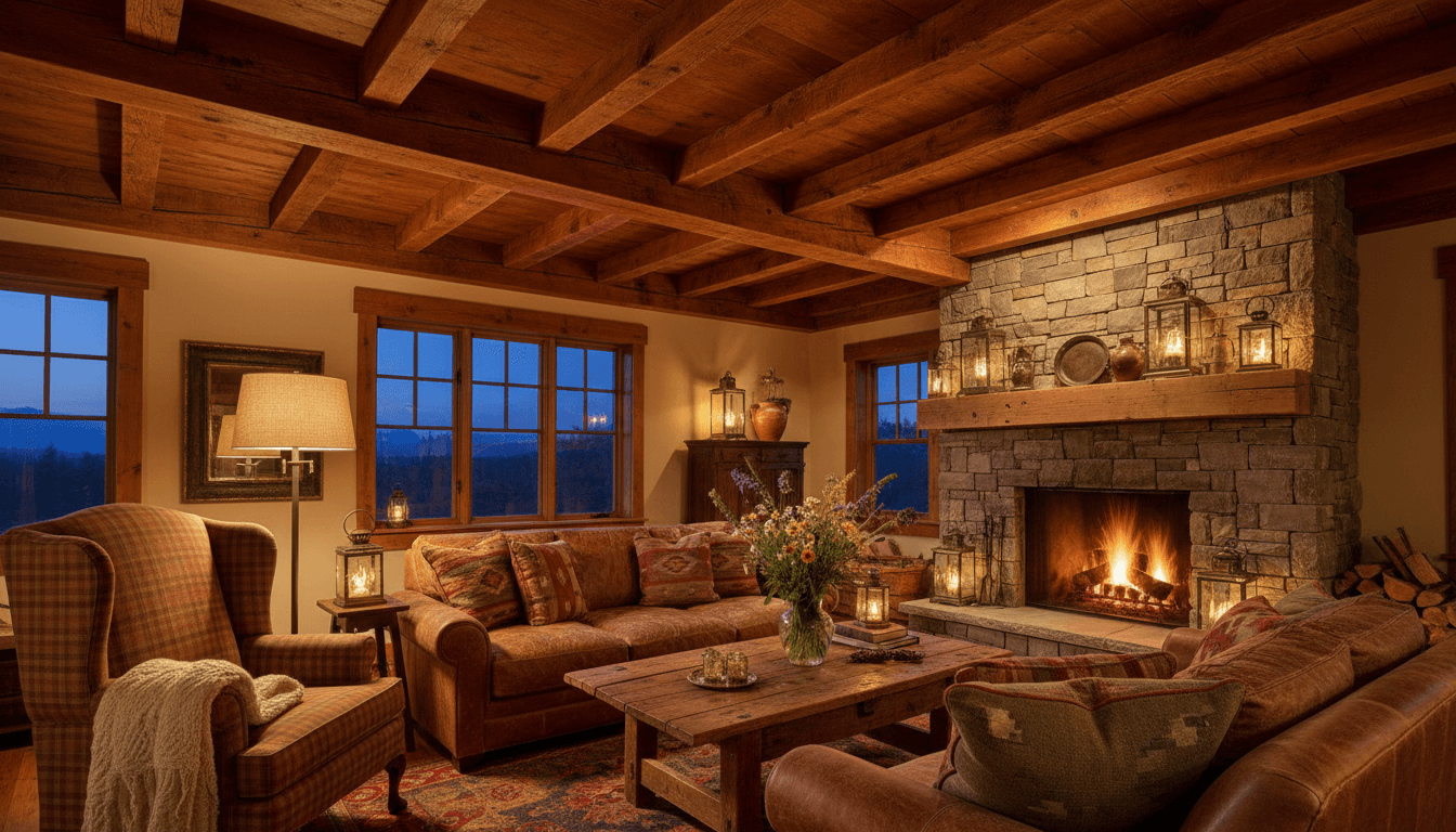 Rustic Living Room design