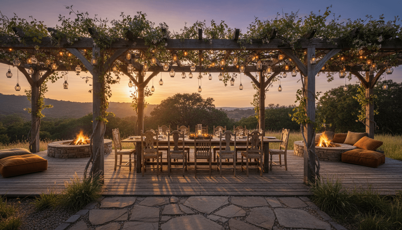 Rustic Outdoor Space design 3