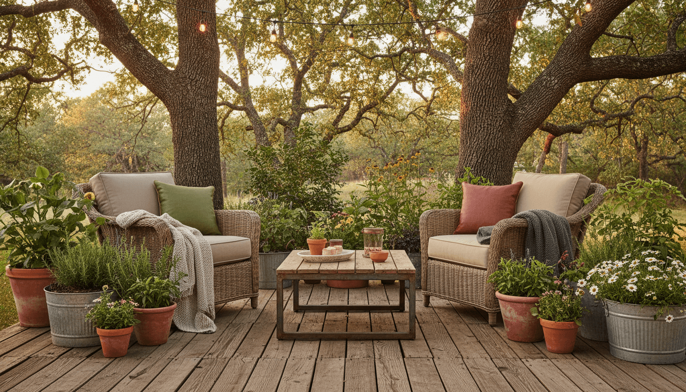 Rustic Outdoor Space design