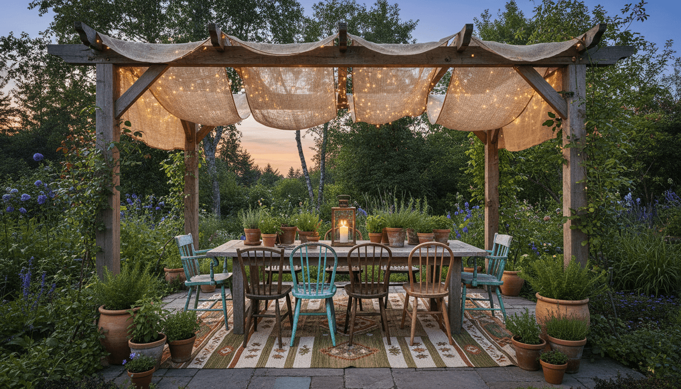 Rustic Outdoor Space design