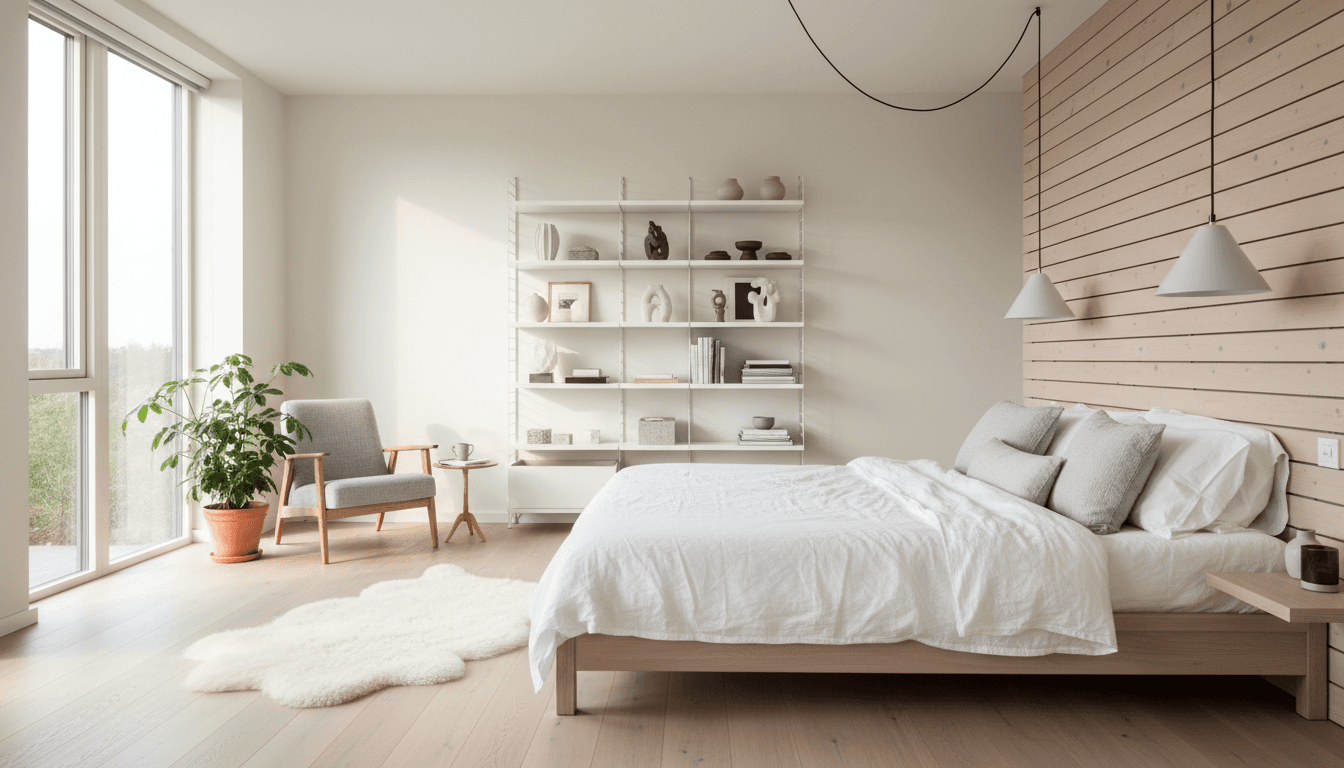 Scandinavian Bedroom design 1
