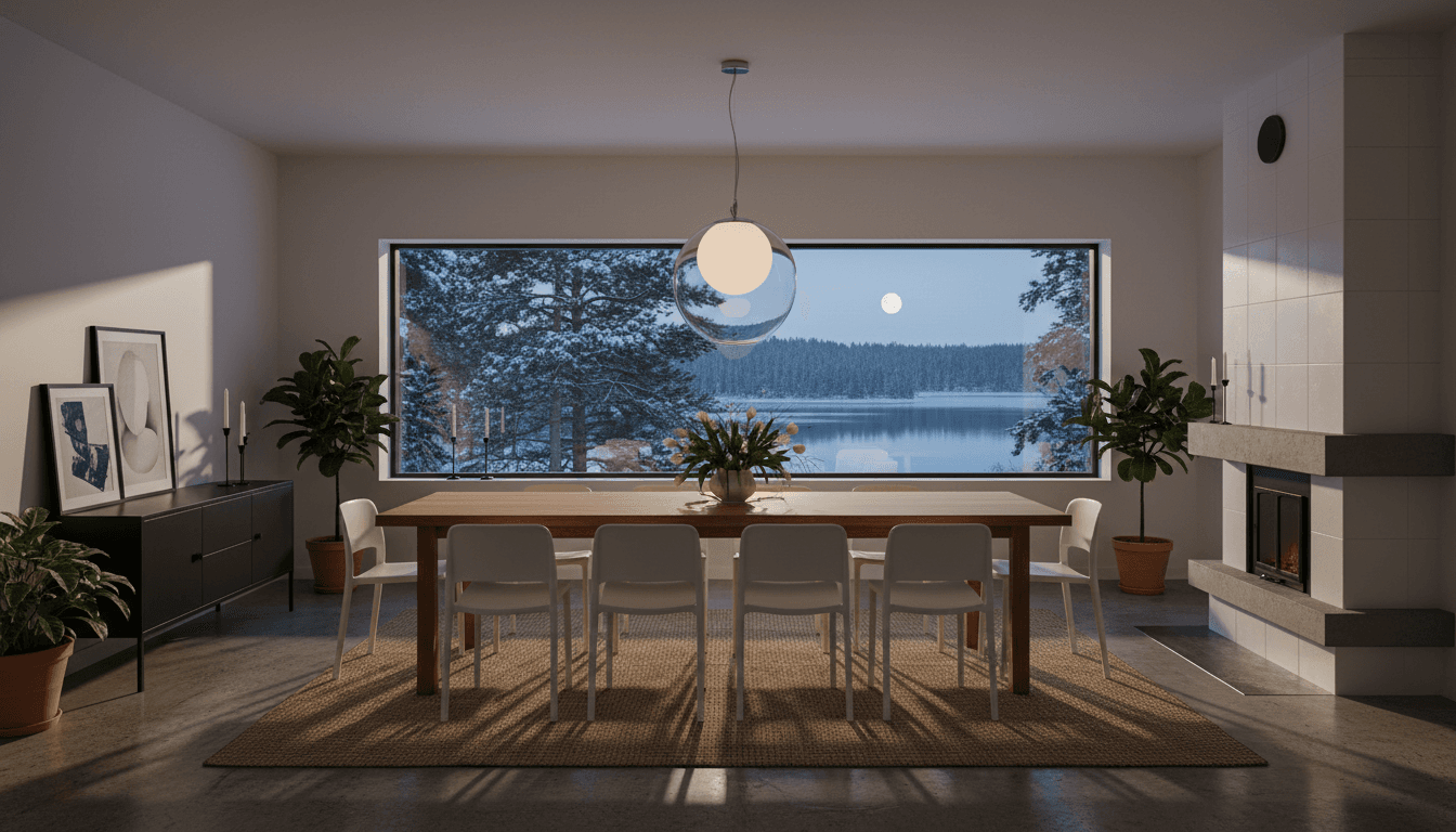 Scandinavian Dining Room design 3