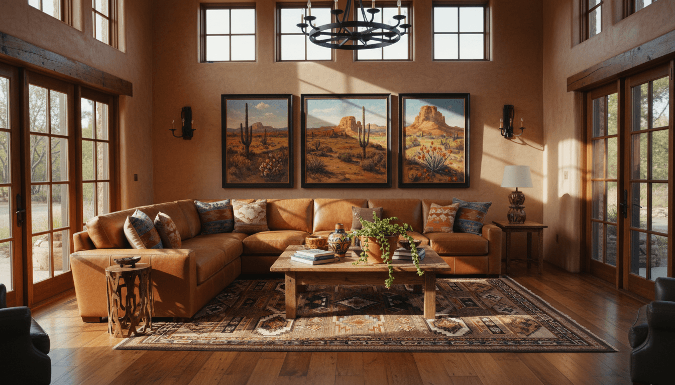 Southwestern Living Room design 1