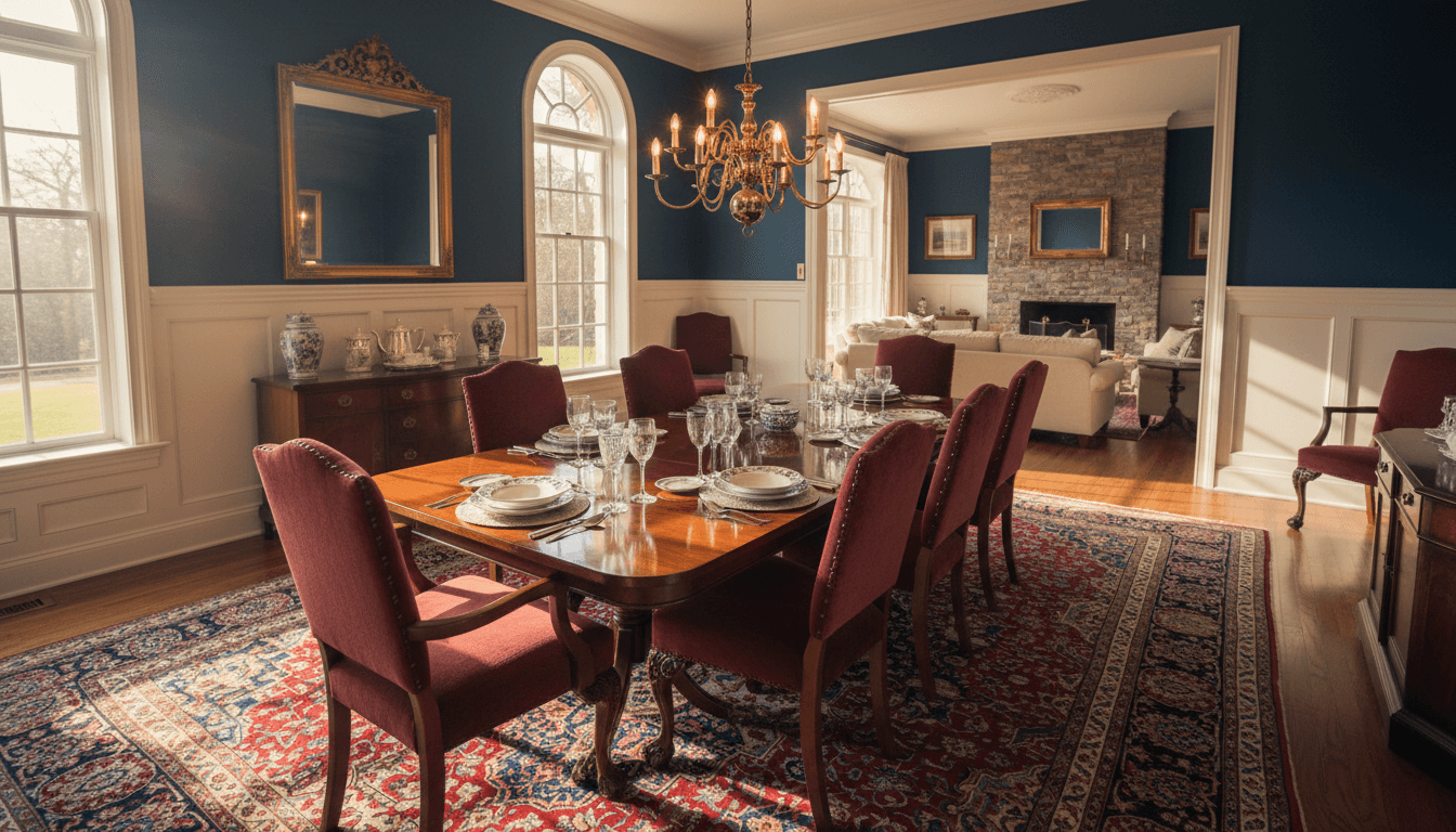 Traditional Dining Room design 1