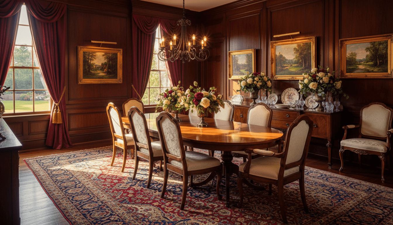 Traditional Dining Room design 2