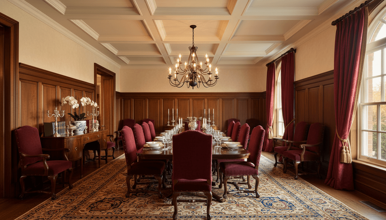 Traditional Dining Room design 3