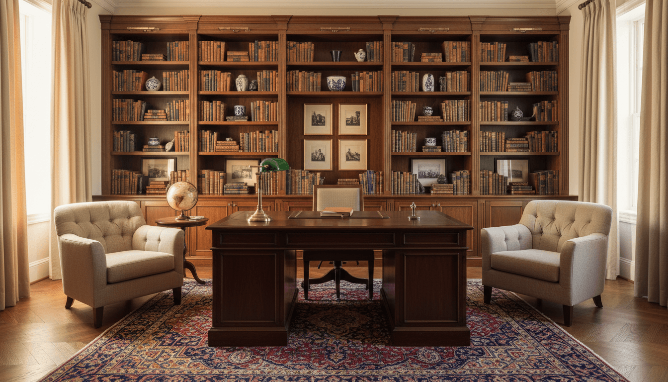 Traditional Home Office design 1