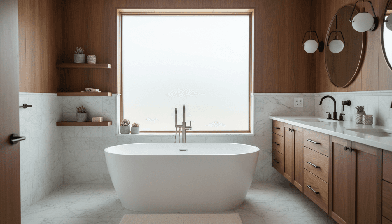 Transitional Bathroom design