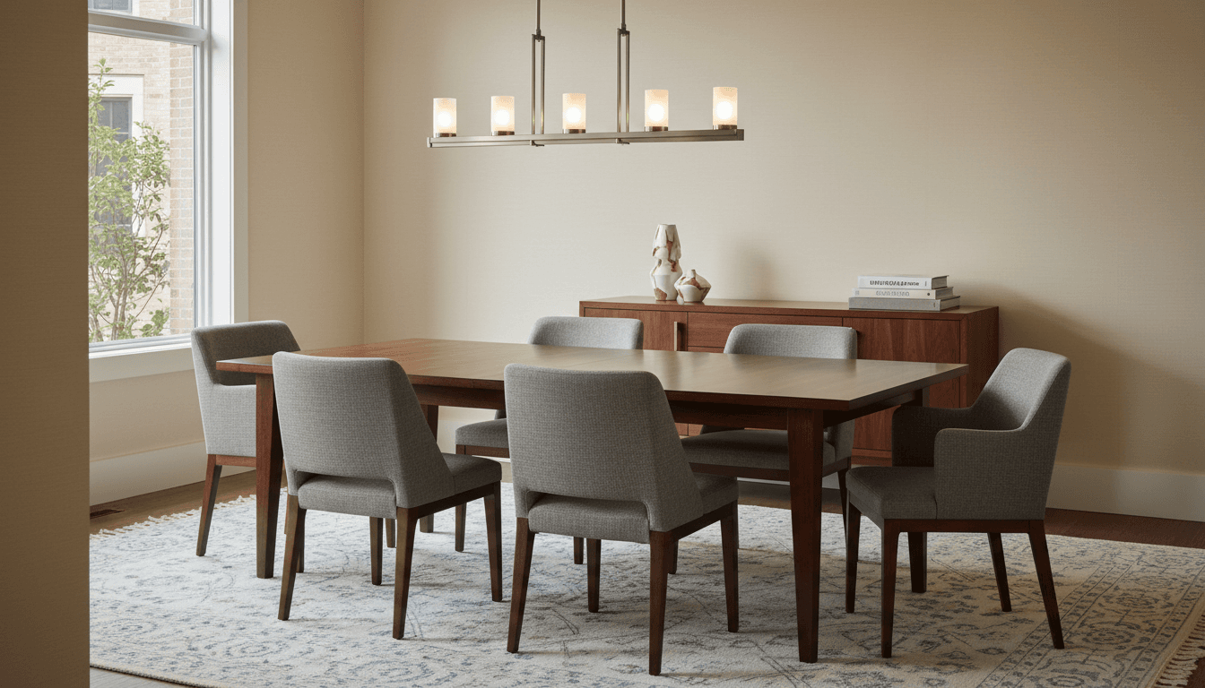 Transitional Dining Room design