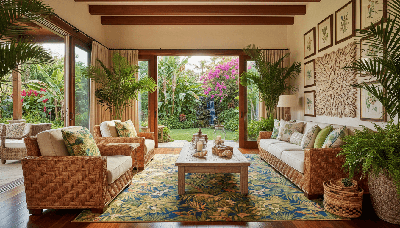 Tropical Living Room design 1