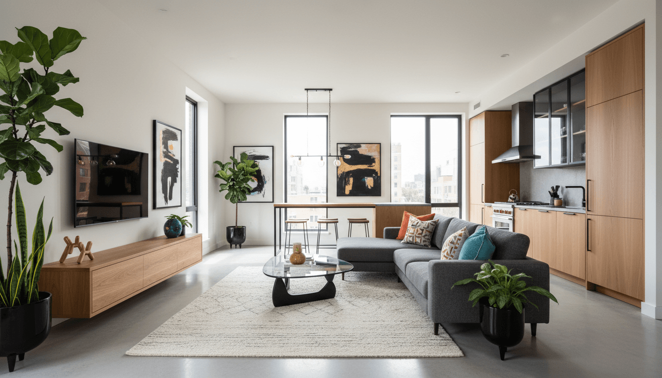 Urban Modern Living Room design 1