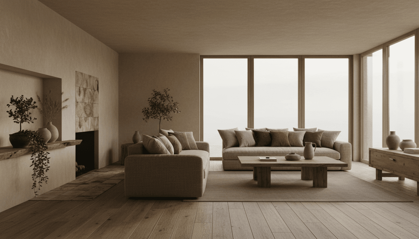 Wabi-Sabi Living Room design 1